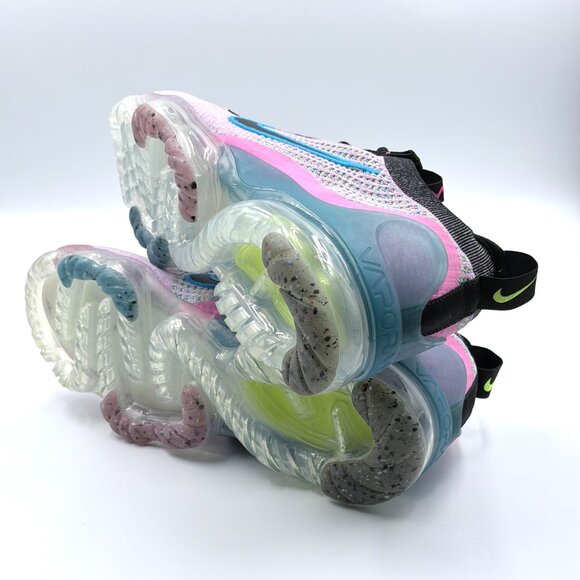 Nike Vapormax Flyknit 2021 Pink Blast Blue - Picture 10 of 12